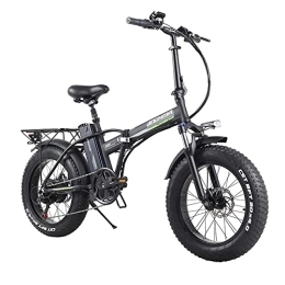 KETELES Fahrräder Electric Bike 20 Inch Foldable 4.0 Fat Tire Ebike 48V 15AH Electric Bicycle Mountain Power Assisted Electric Men's Bike-R8 (1 Battery)