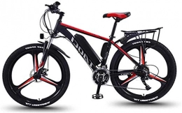WJSWD Fahrräder Electric Snow Bike, Electric Bike Mountain E-Bike für Erwachsene, 26 "Elektrische Fahrrad / Pendel Ebike mit 350 Watt bürstenlos Motor- und Dual-Scheibenbremsen, für Herren-Outdoor-Radfahren-Reisen un