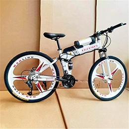 WJSWD Fahrräder Electric Snow Bike, Elektrische Fahrräder für Erwachsene, 360W Aluminiumlegierung Ebike-Fahrrad Abnehmbare 36V / 8AH Lithium-Ionen-Batterie Mountainbike / Pendel Ebik Lithium Battery Beach Cruiser für