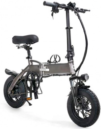WJSWD Elektrofahrräder Electric Snow Bike, Elektrische Fahrräder für Erwachsene faltbare Herren Mountainbike 12 "48V 250W Lithium-Ionen-Batterie 3 Reitmodi MAX-Geschwindigkeit 25km / h Ebikes für den Außenradfahren Lithium