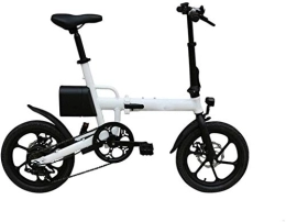 Generic Fahrräder Elektrische E-Bikes, 16-Zoll-Elektrofahrrad, 250-W-Elektro-Mountainbike für Erwachsene, 7, 8 Ah faltbares Elektrofahrrad 25 km / h mit herausnehmbarem Lithium-Ionen-Akku 36 V