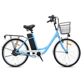 Generic Fahrräder Elektrische E-Bikes, 24-Zoll-Elektrofahrräder für Erwachsene, tragbar, herausnehmbare Lithiumbatterie, 3 Arbeitsmodi, Sport, Radfahren, Outdoor, Einkaufen im Freien