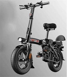 Generic Elektrofahrräder Elektrische E-Bikes, schnelle Elektrofahrräder für Erwachsene, zusammenklappbare Elektrofahrräder mit 36 V, 14 Zoll, Lithium-Ionen-Akku, Fahrrad für Outdoor-Radfahren, Reisen, Pendeln mit Frequenzu