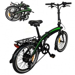 CM67 Fahrräder Elektrisches Fahrrad Adult Ebike 350W Elektrofaltbares Elektrofahrrad Faltrad für Erwachsene mit 36V / 7, 5AH Batterie Geeignet für Kurztrips