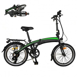 CM67 Fahrräder Elektrisches Fahrrad Adult Ebike 50 km Ausdauer Elektrofahrrad für Erwachsene Klappfahrrad mit austauschbarer Batterie Geeignet für Kurztrips