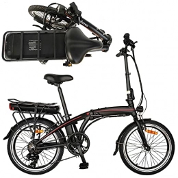 CM67 Fahrräder Elektrisches Fahrrad Citybike Zusammenklappbares Elektrofahrrad mit 7-Gang-Getriebe Faltrad aus Aluminiumlegierung Geeignet für Geschenke für Erwachsene