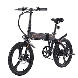 SUCCBROS Elektrofahrräder Elektrisches Fahrrad, faltbar, mit 42 V, 10, 4 Ah-Batterie, 350 W Motorleistung und 50 Zoll Reifen