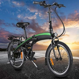 CM67 Fahrräder Elektrisches Fahrrad Faltbares Elektrofahrrad Elektrischer Stadtfahrrad-LCD-Bildschirm Faltrad für Erwachsene mit 36V / 7, 5AH Batterie Geeignet für Kurztrips