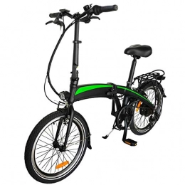 CM67 Fahrräder Elektrisches Fahrrad Faltbares Elektrofahrrad Elektrischer Stadtfahrrad-LCD-Bildschirm Klappfahrrad mit austauschbarer Batterie Geeignet für Erwachsene Männer und Frauen