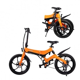 Yonos Fahrräder Elektrisches Klapprad Ebike für Erwachsene, 20'' Elektrisches Pendlerfahrrad mit 7.5AH herausnehmbarem Lithium-Ionen-Akku, 36V 250W Motor und intelligent Einstellbarer Geschwindigkeit