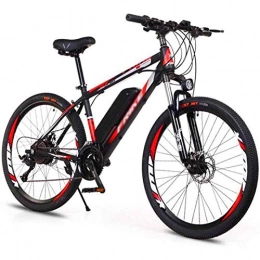 Amantiy Fahrräder Elektrisches Mountainbike, Elektro-Bike for Erwachsene 26 Elektro-Fahrrad mit 250W Motor 36V 8Ah Batterie 21 Gang-Doppelscheibenbremse E-Bike mit Multi-Function Smart Meter Höchstgeschwindigkeit 35 km