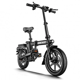 KT Mall Fahrräder Elektro-Bike Folding Elektro-Fahrrad Fr Erwachsene, Mit Abnehmbarem, Groer Kapazitt Lithium-Ionen-Akku-LCD-Bildschirm (48V 250W 8Ah)