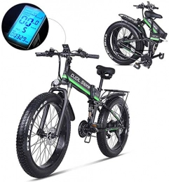 WJSWD Fahrräder Elektro-Fahrrad, 21 Gänge, 26 Zoll (66 cm), faltbar, Mountainbike, Elektrofahrrad, LED-Display, 350 W, 48 V, 10, 4 Ah, batteriebetriebene Zelle, E-Bike