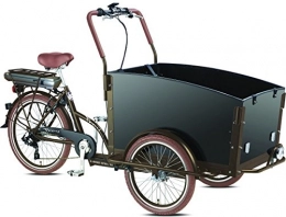  Elektrofahrräder Elektro - Transportrad Voozer braun-schwarz + gratis Winterset, Fahrfertig montiert