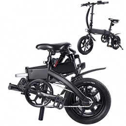 HUOJIANTOU Fahrräder Elektrofahrrad 14 Zoll Pedelec E Citybike EU-konform E-Mountainbike Quick-Fold-System Shimano 7 Gang-Schaltung EU-konform Klapprad Electric Bike 25 km / h bis zu 150 km