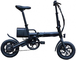 Fangfang Elektrofahrräder Elektrofahrrad, 250W Ebike elektrisches Fahrrad Electric Mountain Bike 12 '' Elektro-Fahrrad, 25Km / H Erwachsene Ebike mit abnehmbarem 36V 7.8Ah Batterie, Fahrrad (Color : Black)