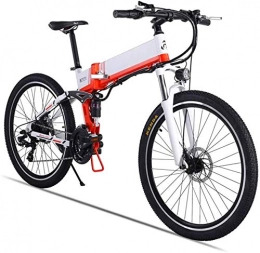 Fangfang Fahrräder Elektrofahrrad, 26" Electric Mountain Bike for Erwachsene, 500W Ebike Fahrrad mit XOD Ölbremse 48V 12.8AH Abnehmbare Lithium-Batterie 21 Speed ​​Gear, Fahrrad