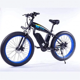 Fangfang Fahrräder Elektrofahrrad, 26" Electric Mountain Bike mit Lithium-Ion36v 13Ah-Batterie 350W High-Power Motor Aluminium Elektro-Fahrrad mit LCD-Display geeignet, Fahrrad (Color : Blue)