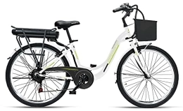 ARMONY Fahrräder Elektrofahrrad, 26 Zoll, Armony, Perugia Advance, Anthrazit, 250 W, Weiß