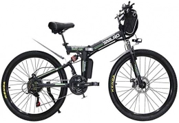 Fangfang Elektrofahrräder Elektrofahrrad, 26-Zoll-E-Bikes Fahrradlampe, 48V / 13A / 350W Hängetasche Faltrad Fahrrad Vollfederung Doppelscheibenbremse, Fahrrad