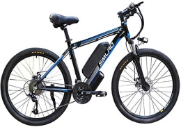 Fangfang Elektrofahrräder Elektrofahrrad, 26-Zoll-Elektro-Mountainbikes, 48V / 13A / 1000W Lithium-Ionen-Batterie Berg Boost-Bike Doppelscheibenbremse Fahrrad, Fahrrad (Color : Blue)