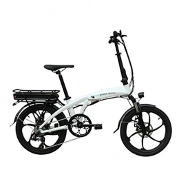 KT Mall Fahrräder Elektrofahrrad 26 Zoll Faltbare Elektrische Fahrrad-Großer Kapazitäts-Lithium-Ionen-Akku (48V 350W 10.4A) Ort Fahrrad Höchstgeschwindigkeit 32 Km / H Tragfähigkeit 110 Kg, Weiß