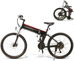 Fangfang Fahrräder Elektrofahrrad, 28" Electric Trekking / Touring Bike for Erwachsene, 21-Gang Getriebe Elektro-Fahrrad mit 10.4Ah / 48V austauschbarem Lithium-Ionen-Akku, Vorderachsfederung, Doppelscheibenbremsen, Mou