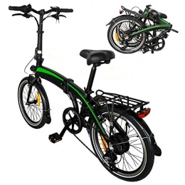 CM67 Fahrräder Elektrofahrrad Citybike Elektrischer Stadtfahrrad-LCD-Bildschirm Reines Faltrad mit 7-Gang-Getriebe Geeignet für Jugendliche und Erwachsene
