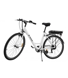 E-ROCK Fahrräder Elektrofahrrad, E-Bike EX1, herausnehmbarer 36V / 10Ah Lithium-Ionen-Akku, 250 Watt, 25 km / h, 27, 5 Zoll, Trekking, Weiß