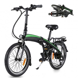 CM67 Fahrräder Elektrofahrrad Electric Bike 350W Elektrofaltbares Elektrofahrrad Reines Faltrad mit 7-Gang-Getriebe Geeignet für Kurztrips