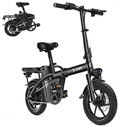 Fangfang Fahrräder Elektrofahrrad, Elektro-Fahrrad Ebikes Folding Ebike Leicht 400W Removable 48V 10Ah Wasser- und staubdicht Lithium-Batterie mit 14 Zoll Reifen & LCD-Bildschirm, Fahrrad