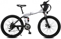 Fangfang Fahrräder Elektrofahrrad, Elektro-Folding Fahrrad, 240W 21 Geschwindigkeit 26 Zoll City Electric Bike for Erwachsene mit auswechselbarem Akku Commuter E-Bike Dual-Scheibenbremsen Unisex, Fahrrad