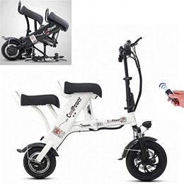 XBR Fahrräder Elektrofahrrad Elektro-Mountainbike Elektro-Schneefahrrad, faltbares Elektrofahrrad, 400 W 48 V 20 Ah Elektroroller 12 "Vollreifen, LCD-Display, 3 Geschwindigkeitsmodi E-Scooter, Pendler-Elektroroller