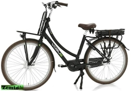 Zemto Fahrräder Elektrofahrrad Elite Plus 7 Gang Mittelmotor Mattschwarz 50 cm