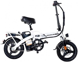 Fangfang Fahrräder Elektrofahrrad, Erwachsene elektrisches Fahrrad, faltbares Fahrrad mit 350WAhBrushless Motor, 36VThe höchsten 28 Ah Lithium-Batterie, 14-Zoll-Rad Höchstgeschwindigkeit 25 Km / h E-Bike for Erwachsene