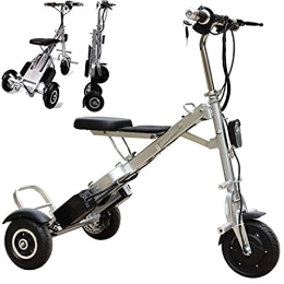 Elektrofahrrad, faltbares E-Bike für Erwachsene und Jugendliche 250-W-Motor-Elektro-Dreirad-Trike mit abnehmbarem 36-V-5-AH-Lithium-Ionen-Akku mit Korb, faltbar und tragbar für Mobilitätshilfe und