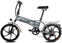Fangfang Fahrräder Elektrofahrrad, Folding Electric Bike Ebike, 20" Elektro-Fahrrad mit 48V 10.5 / 12.5Ah austauschbaren Lithium-Ionen-Akku, 350W Motor und Professional 7 Speed ​​Gear, Fahrrad