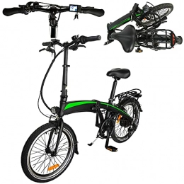 CM67 Fahrräder Elektrofahrrad Herren Elektrofahrrad Elektrischer Stadtfahrrad-LCD-Bildschirm Klappfahrrad mit austauschbarer Batterie Geeignet für Kurztrips