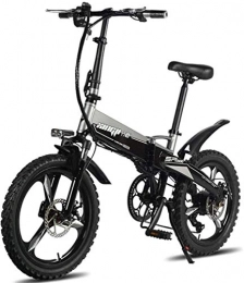 JNWEIYU Fahrräder Elektrofahrrad klappbares fr Erwachsene Faltbare Mountainbikes 48V 250W Erwachsene Aluminiumlegierung mit 7 Geschwindigkeiten Elektrofahrrder Doppel Stodmpfer Bikes mit 20-Zoll-Reifen, Scheibenbre