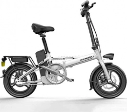 JNWEIYU Fahrräder Elektrofahrrad klappbares für Erwachsene Folding Leichte elektrisches Fahrrad 400W High Performance Hinteres Antriebsmotorleistung Assist Aluminium elektrisches Fahrrad Höchstgeschwindigkeit von bis z