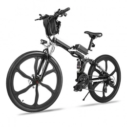 potkcroa Fahrräder Elektrofahrrad Mountainbike,  26 Zoll E-Bike mit 250W Motor 36V 8Ah Abnehmbarer Batterie,  Shimano 21-Gang-Getriebe,  Elektrisches Klapprad Fahrrad