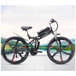 MXYPF Fahrräder Elektrofahrrad Mountainbike, 26-Zoll-Elektrofahrrad 350w-48v / 12ah Lithiumbatterie-21-stufige Hybrid-Leichtbau-Klapprahmen-Scheibenbremse Mit Hohem Kohlenstoffstahl Und Variabler Geschwindigkeit