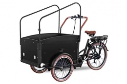 Kidix Fahrräder Elektrofahrrad Qivelo City E-Bike 250W Pedelec Lastenfahrrad 26 Zoll 7-Gang Shimano