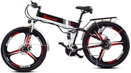 Fangfang Fahrräder Elektrofahrrad, Schnelle E-Bikes for Erwachsene Elektro-Mountainbike faltbar, 26-Zoll-Adult-elektrisches Fahrrad, Motor 350W, 48V 10.4Ah Wiederaufladbare Lithium-Batterie, Sitz verstellbar, tragbare F