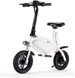 Fangfang Elektrofahrräder Elektrofahrrad, Schnelle E-Bikes for Erwachsene faltbares Fahrrad mit 250W Brushless Motor 12-Zoll-Rad Höchstgeschwindigkeit 25 km / h elektrischen Roller for Erwachsene Pendler beweglichen Spielraum