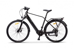 Cozywind Fahrräder Elektrofahrräder mit reichweite bis zu 60 KM - max Speed 25km / h, Shimano 8-Gang Nabenschaltung und hydraulische Scheibenbremsen - mit herausnehmbare Batterie -CEH565M Für MÄNNLICH
