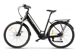 Cozywind Fahrräder Elektrofahrräder mit reichweite bis zu 60 KM - max Speed 25km / h, Shimano 8-Gang Nabenschaltung und hydraulische Scheibenbremsen - mit herausnehmbare Batterie -CEH565M Für WEIBLICH
