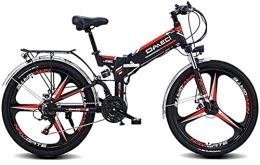 CASTOR Elektrofahrräder Elektrofahrräder Schnelle elektrische Fahrräder für Erwachsene 26 "Electric Mountainbike, elektrisches Fahrrad für Erwachsene / Pendel mit 300W Motor, 48V 10Ah-Batterie, professionelle 21-Gang-Getrieb