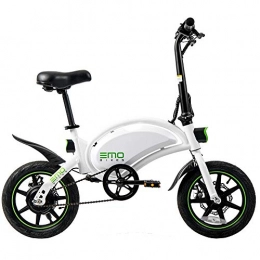 EMO BIKES Elektrofahrräder Emo 1S E-Bike, Pedelec, Elektrofahrrad, Faltrad, 14 Zoll, weiß