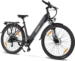 ESKUTE Fahrräder ESKUTE E-Bike Polluno mit 36V 14.5Ah Samsung-Zellen Akku E-Bike Tiefeinsteiger bis zu 100km Lange Range Elektrofahrrad 28 Zoll Pedelec 250W BAFANG Heckmotor E-Citybike Hollandrad